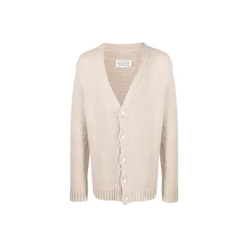 Maison Margiela Distressed Long Sleeved Cardigan