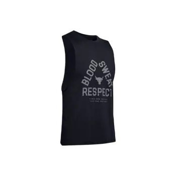 Under Armour Project Rock Blood Sweat Respect Tank Top Black