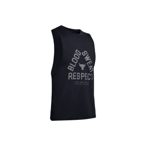 Under Armour Project Rock Blood Sweat Respect Tank Top Black