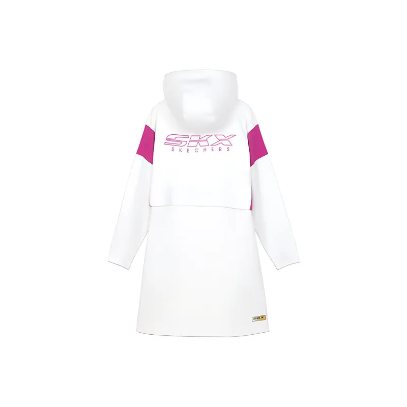 Skechers Long Sleeved Dresses Women's Bright White-1