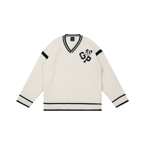 WAYNEXZAVIER Sweaters Men Ecru