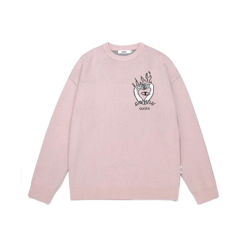 Guuka Sweaters Unisex Pink-0