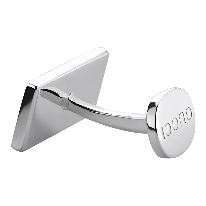 GUCCI Enamel 925 Sterling Silver Cufflinks Unisex Red-1
