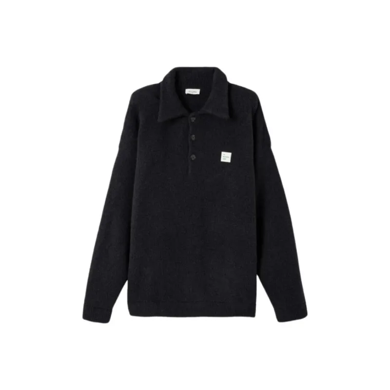 AMERICAN VINTAGE A.M FW24 Jumper Gylson Sweater Unisex Black-0