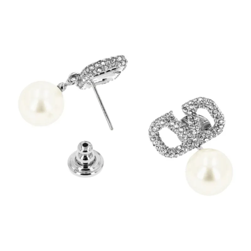 Valentino VLogo Signature Embellished Earrings-1