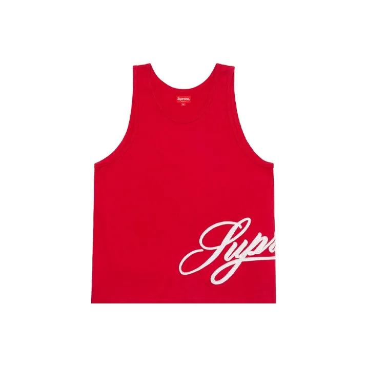Supreme Mesh Script Tank Top-4