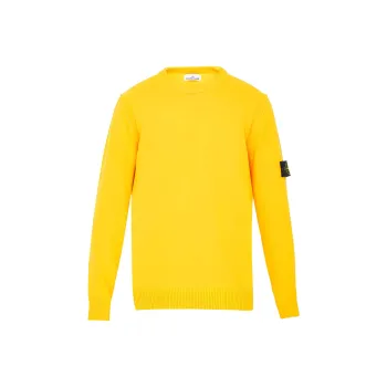 STONE ISLAND Logo Patch Crewneck Jumper