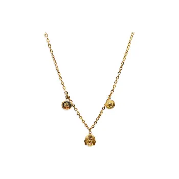 PUENTE Titanium Steel Collarbone Chain Men's