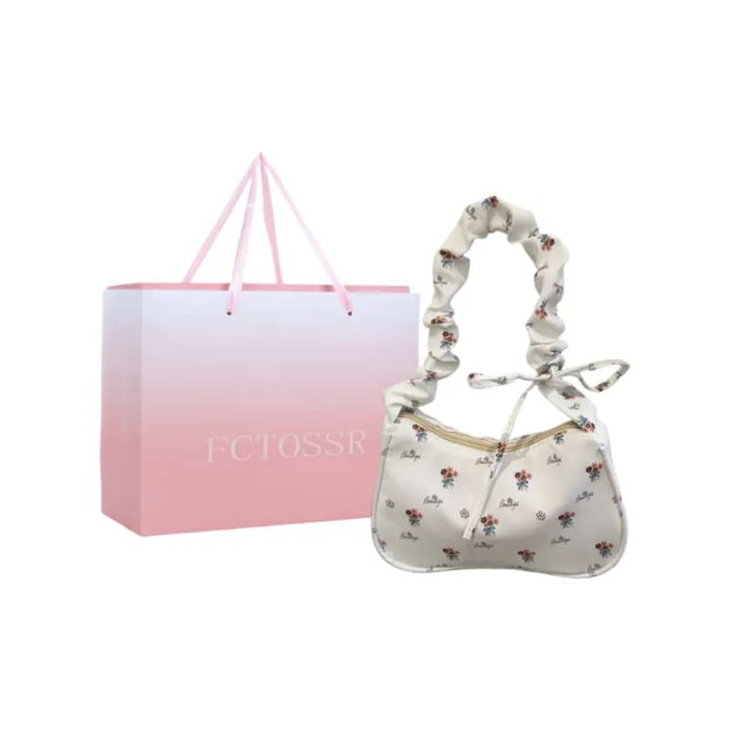 FCTOSSR PU Shoulder Bag Women's White/Silver/Black/Khaki/Brown-40
