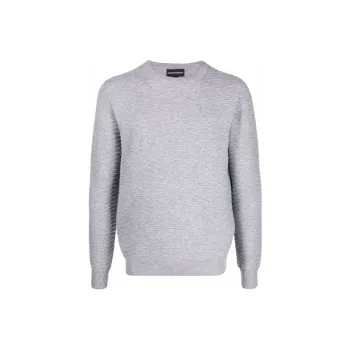 EMPORIO ARMANI Cashmere Sweaters Men Gray