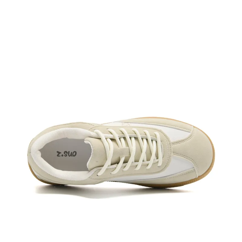 Circle Small Cushioning Abrasion Resistant Lightweight Slip Resistant Low Top Skateboard Shoes Women's-11