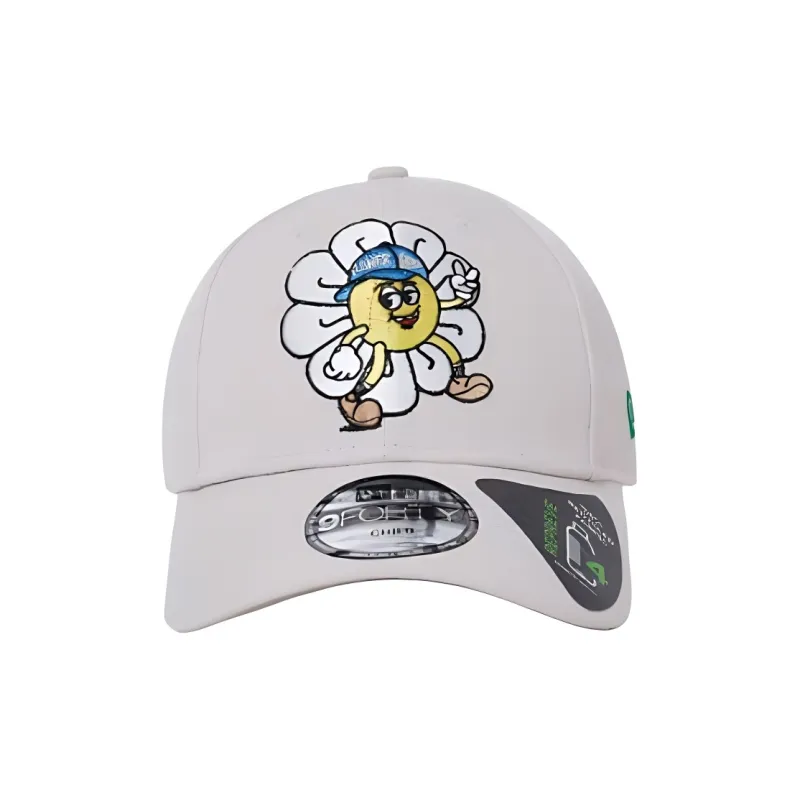 New Era Polyester Baseball Caps Kids' Beige-1