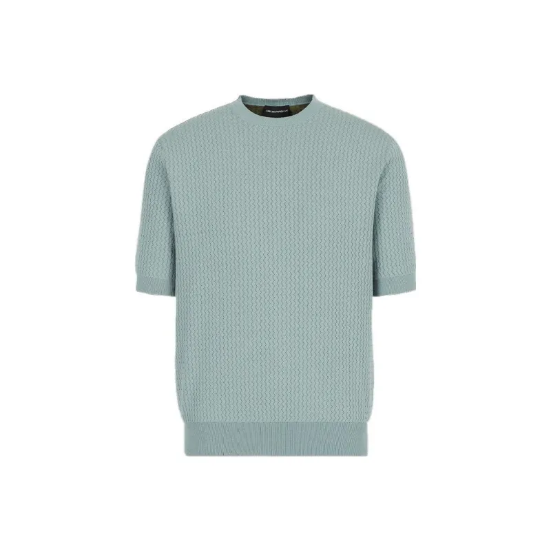 EMPORIO ARMANI SS22 Knitwear Men's Light Green-0