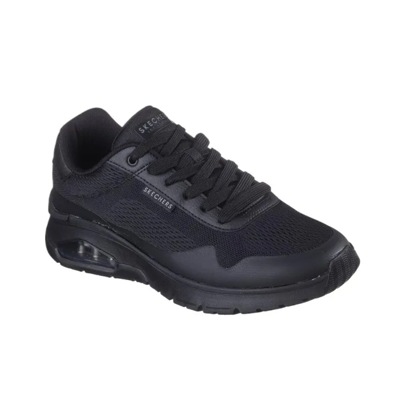 Skechers Cushioning, Slip Resistant, And Abrasion Resistant Low Top Casual Shoes Men's Black-2