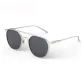 Silver Frame with Black Gray Lens