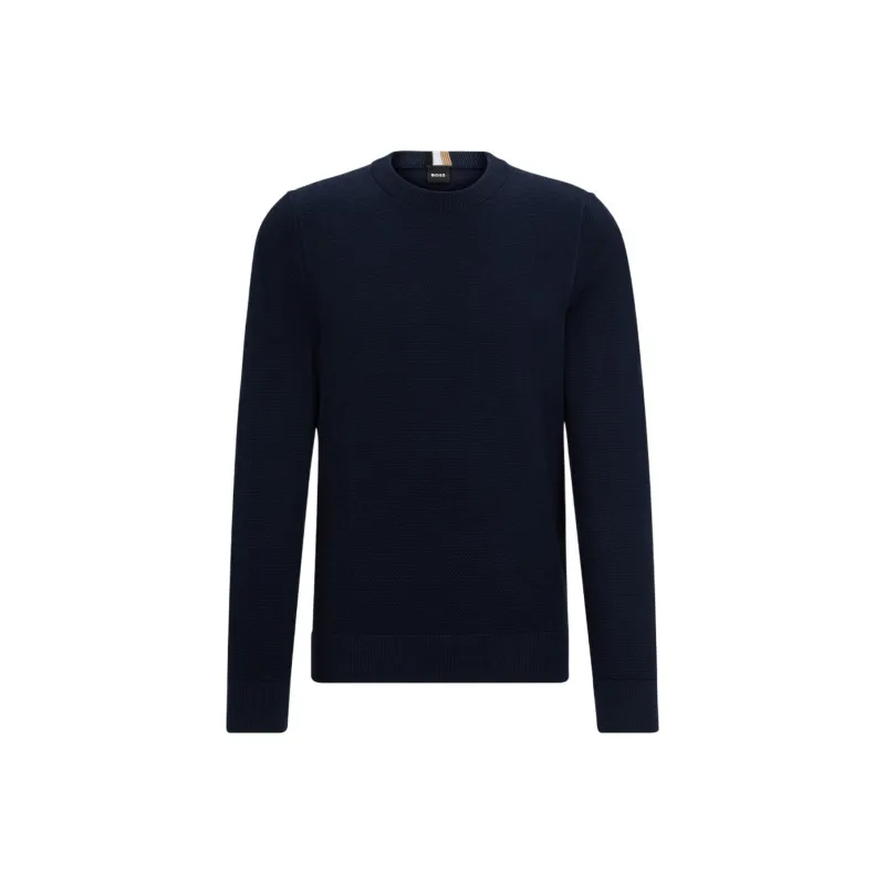 HUGO BOSS Long Sleeved Crewneck Jumper-0