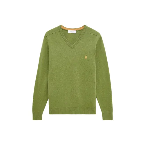 PRINGLE OF SCOTLAND SS24 Sweater Men's Mineral Green
