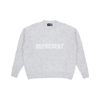 REPRESENT Cashmere Sweaters Men Light Gray
