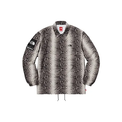 Supreme The North Face Snakeskin Taped Seam Coaches Jacket