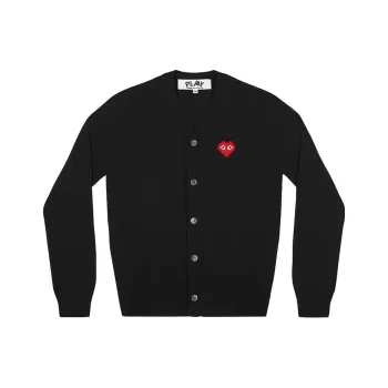 Comme Des Garcons Play X Invader Cardigan
