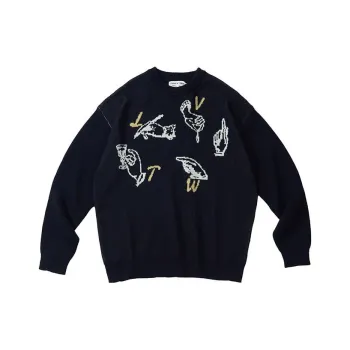 LIVINGTOWN Sweaters Unisex Dark Blue