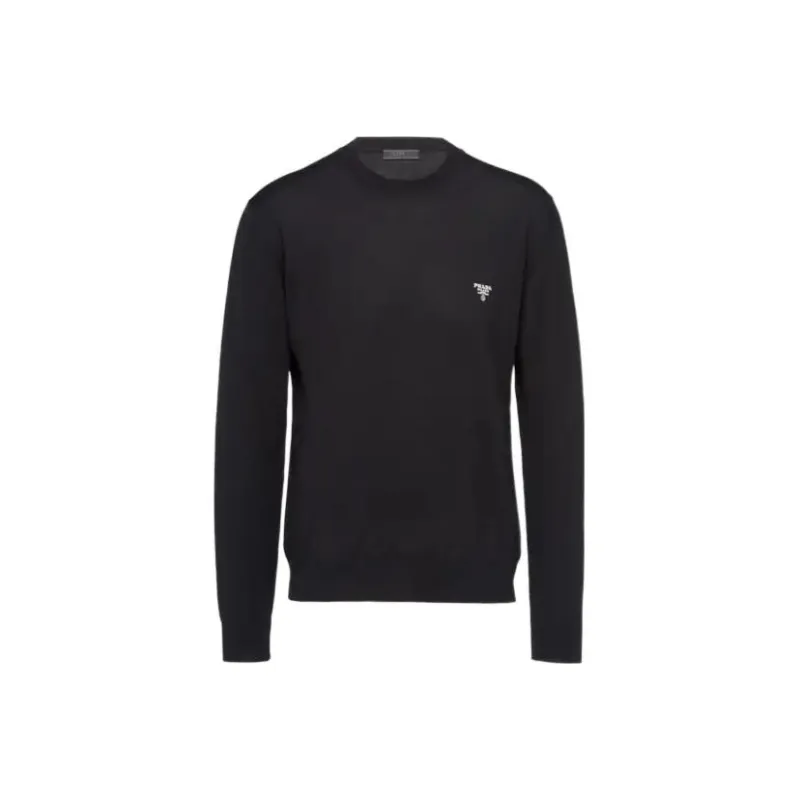 PRADA Sweaters Men Black-0