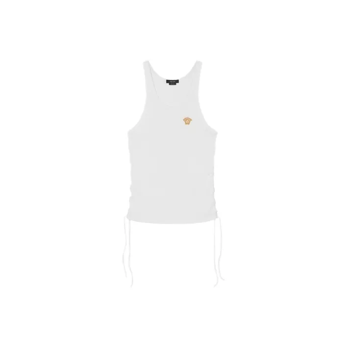 VERSACE Tank Tops Men White-0