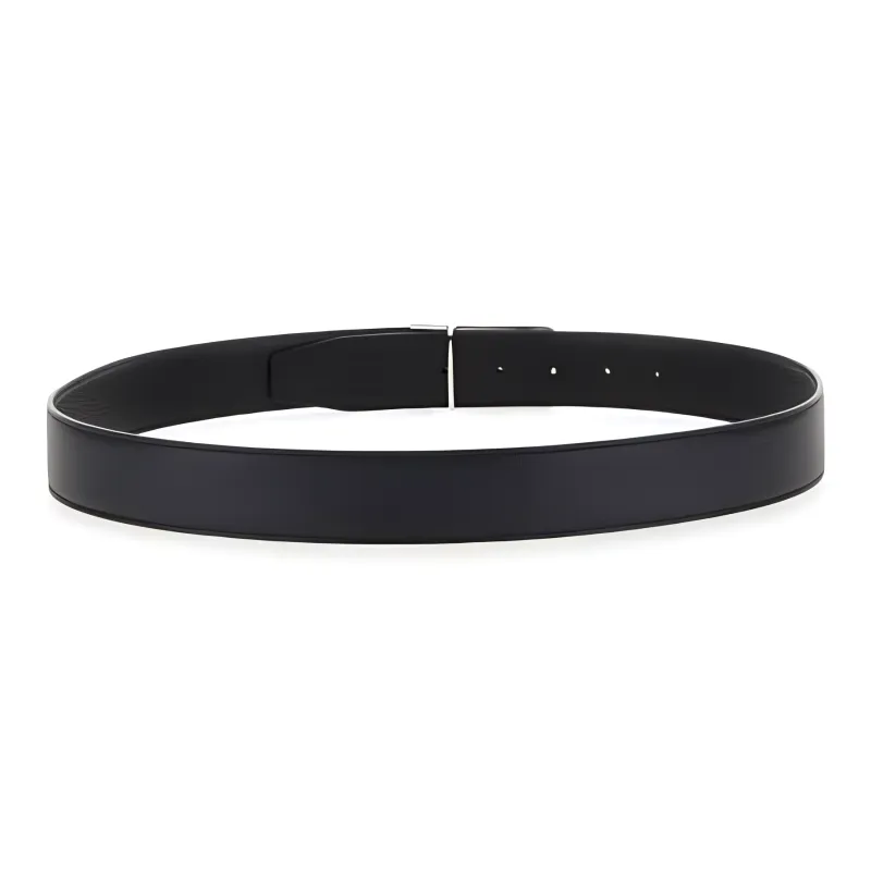 TOM FORD Logo Plaque Reversible Buckle Belt-1