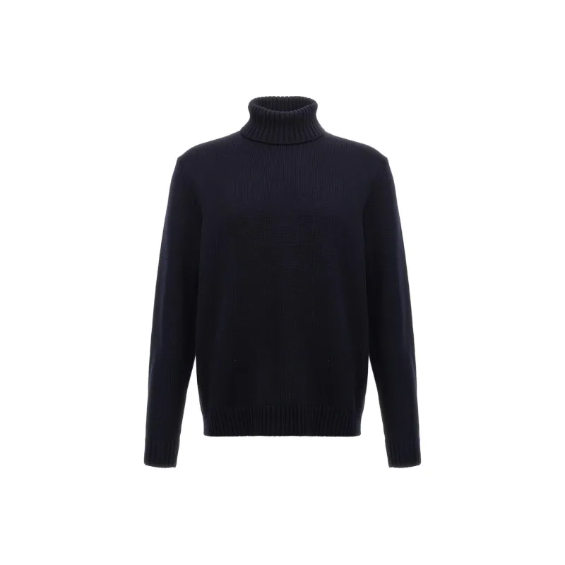 Zanone Roll Neck Knitted Jumper-0