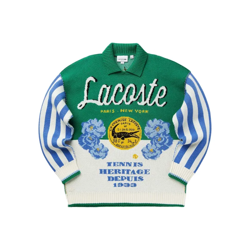 LACOSTE Logo jacquard Polo Shirt-0