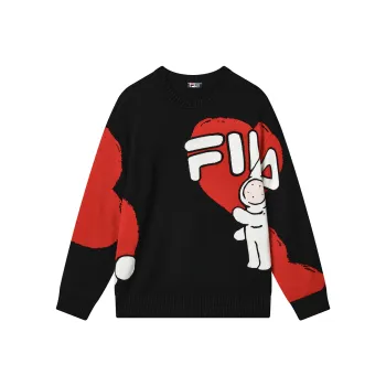 FILA CNY X Buer Rabbit Sweaters Unisex Jet Black