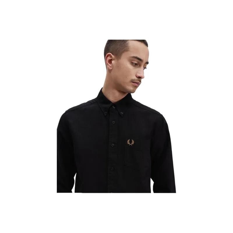 FRED PERRY Oxford Logo embroidered Cotton Shirt-1