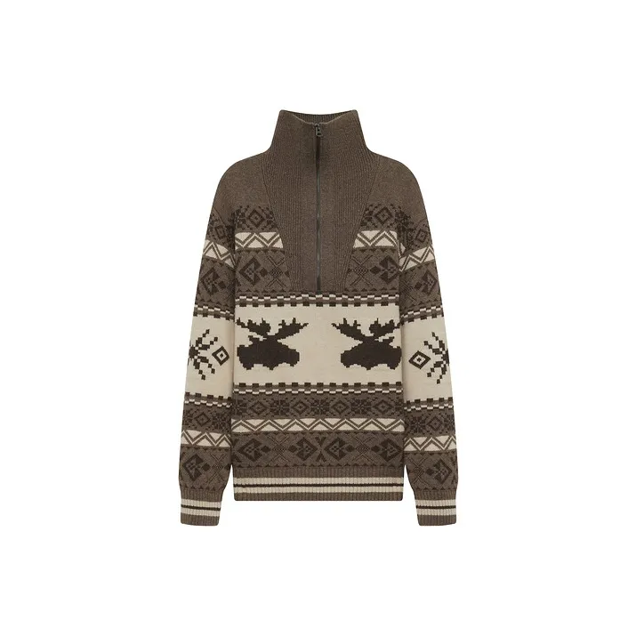 Teenie Weenie Men FW24 Sweater Unisex Brown-0