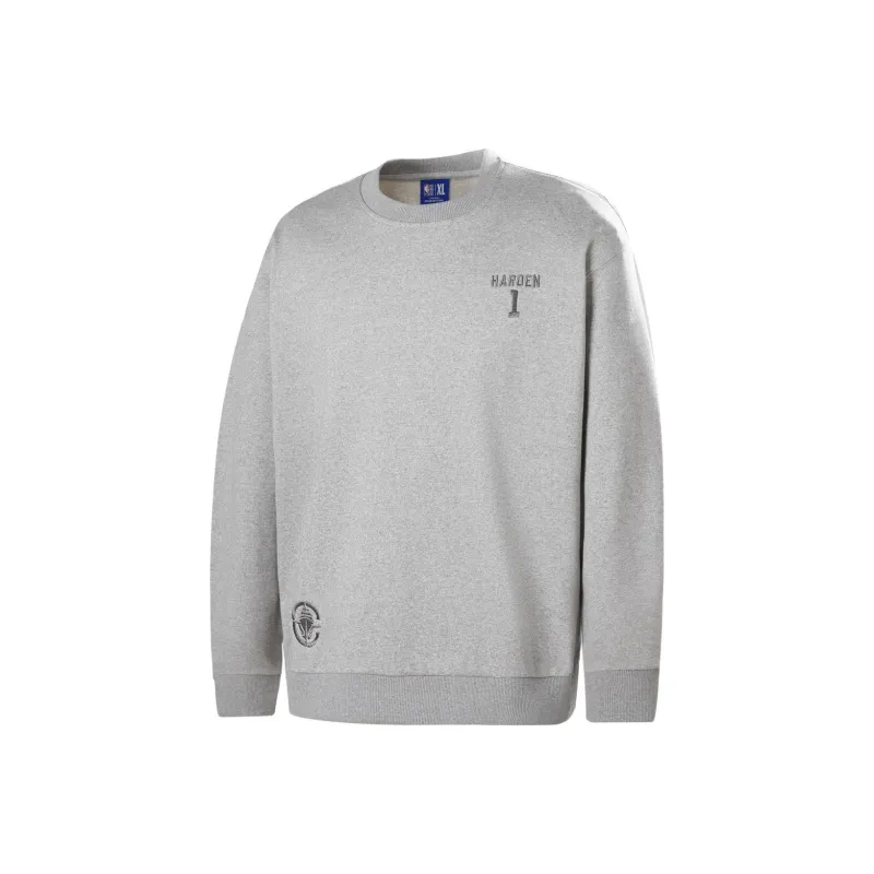 NBA Los Angeles Clippers Harden Sweatshirt Unisex Gray-0