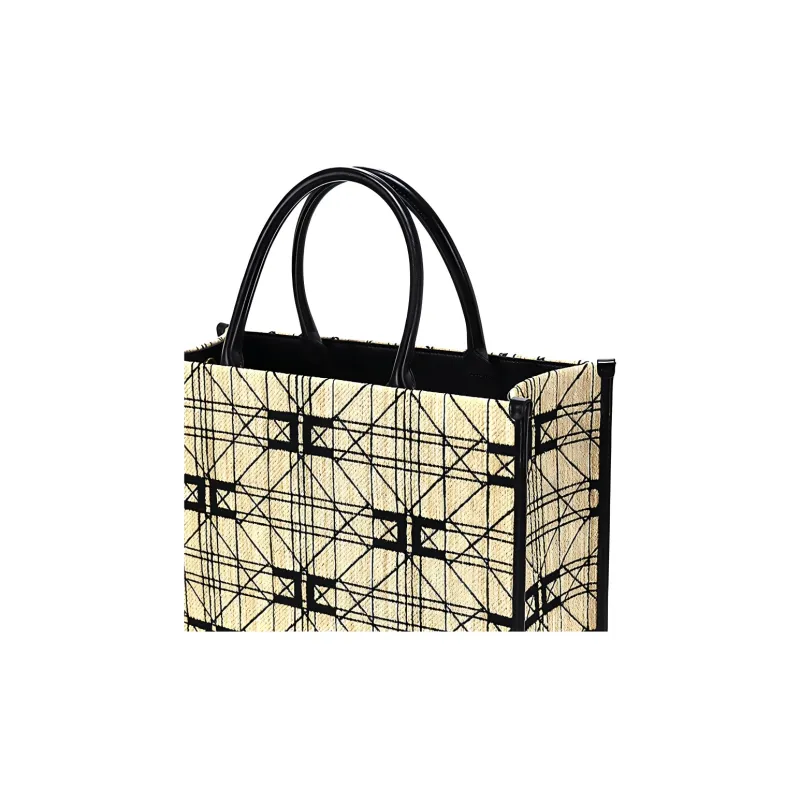 Elisabetta Franchi Logo Embroidered Medium Tote Bag-3