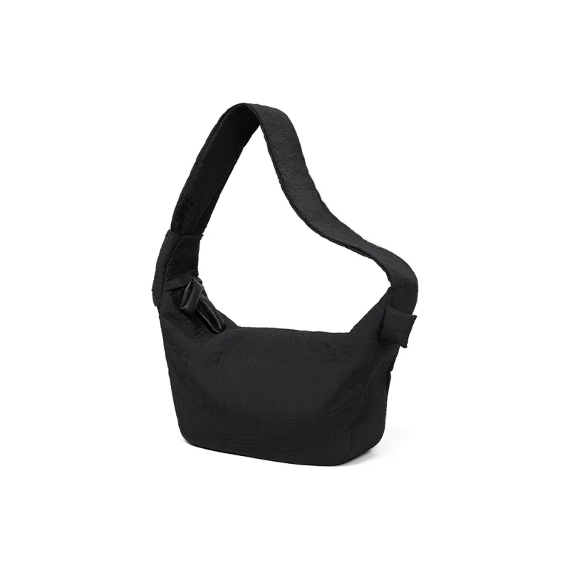 CLOUT CLOUD Nylon Shoulder Bag, Crossbody Bag Medium Size Women's Wheat White/Celadon/Plum Black-2