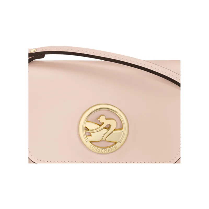 LONGCHAMP BOX TROT Cow Leather One Shoulder Crossbody Coin Purse Regular Women's Pink-3