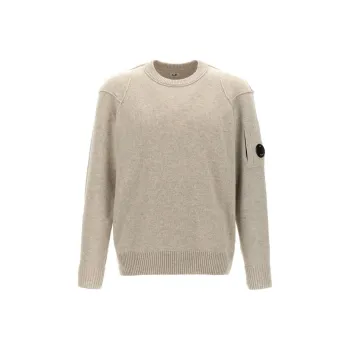 C.P.Company Lens Detailed Crewneck Jumper