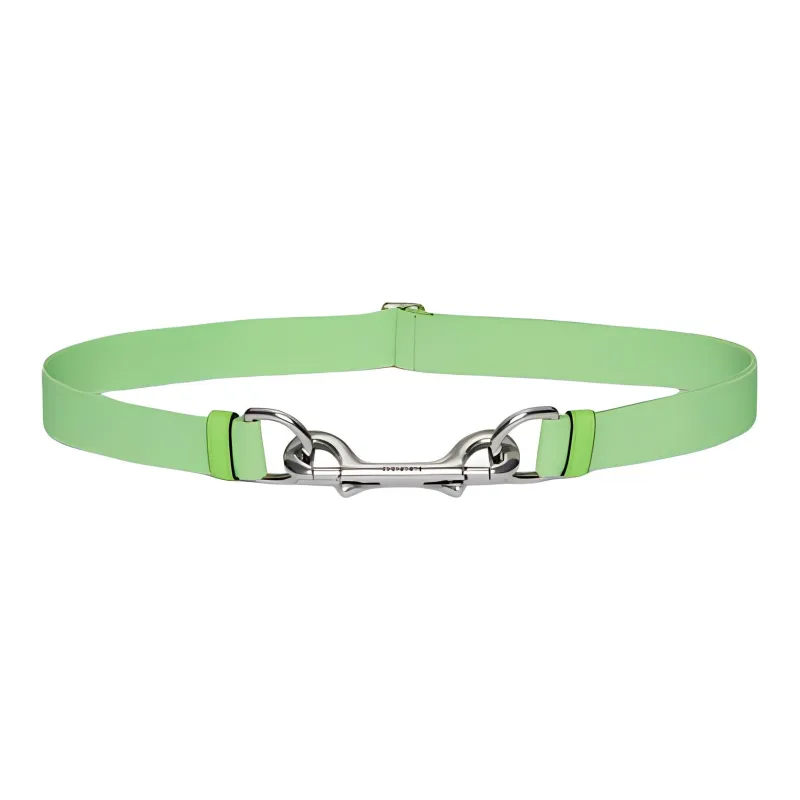 GUCCI Leather Belts Men's Green 3.5CM-0