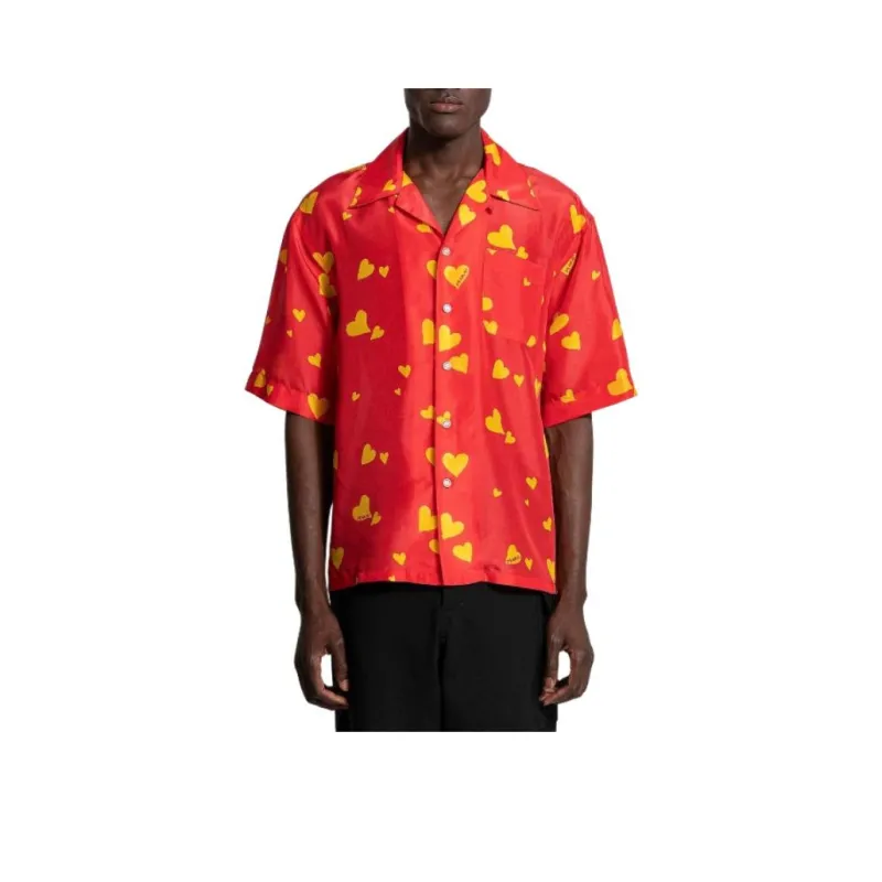 MARNI Shirts Men Orange Red-0