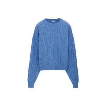 LOEWE FW24 Sweater Men Multicolor Blue