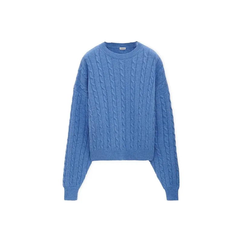 LOEWE FW24 Sweater Men Multicolor Blue-0