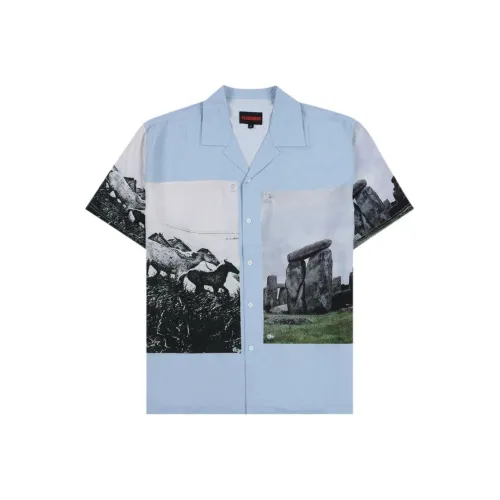 PLEASURES Stone Horse Button Down Shirt