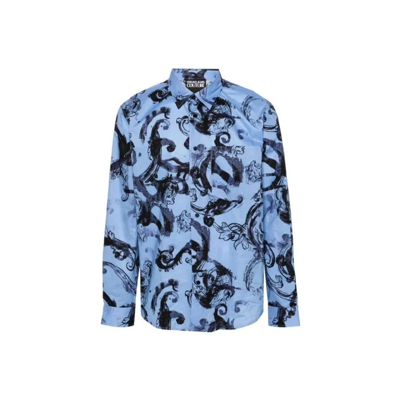 VERSACE JEANS COUTURE Shirt Men's Blue-0