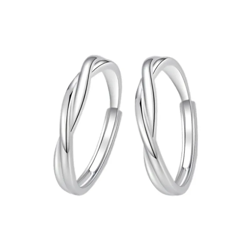 YINZHIXING S999 Fine Silver Rings Unisex-4