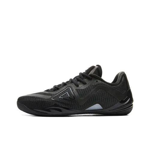 PEAK Taichi Unmatched Low Top Professional Performance Basketball Shoes Men's All Black