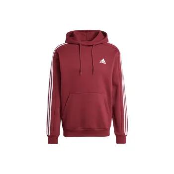 Adidas ESSENTIALS FLEECE 3 STRIPES Sweatshirt Men's Dark Red