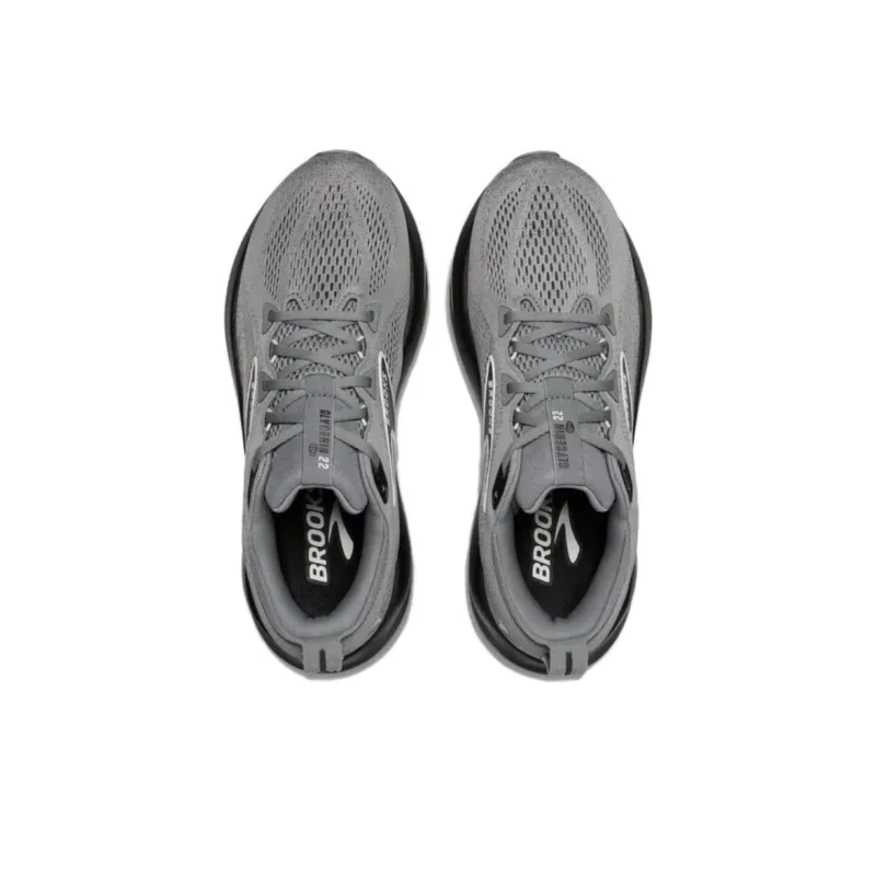 Brooks Anti Slip Wear Resistant Low Top Casual Running Shoes Unisex Gray-2