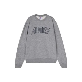AUTRY Logo Embroidered Crewneck Sweatshirt