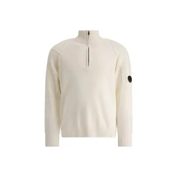 C.P.Company Lens Detailed Half Zipped Jumper
